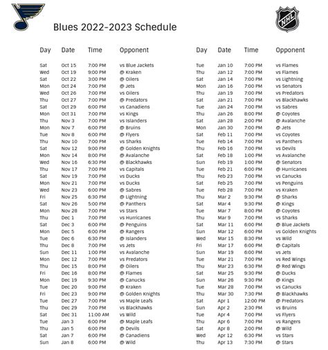 Stl Blues Schedule 2024 Schedule - Dodie Freddie