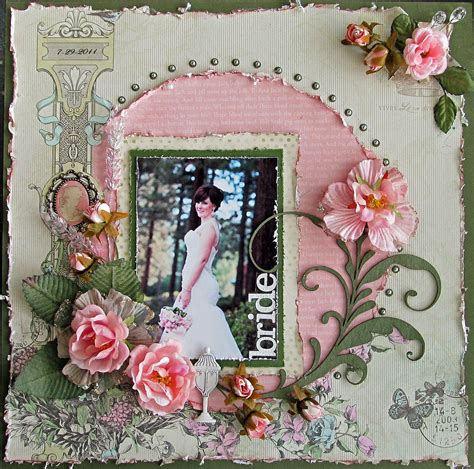 bride ~~~November SwirlyHues~~~ | Wedding scrapbook pages, Wedding scrapbook, Wedding ...