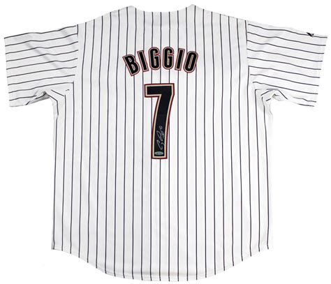 Craig Biggio Signed Autographed Houston Astros Pinstripe Replica Jersey TRISTAR | eBay