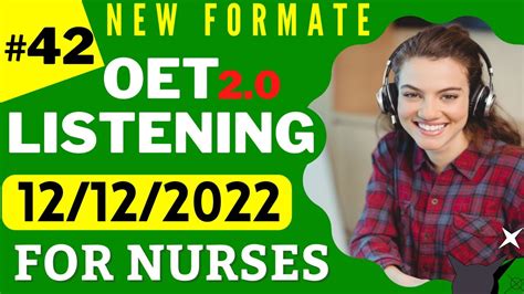 OET Listening Sample For Nurses - Test 42 - OET Listening practice test 2.0 nurses exam online ...