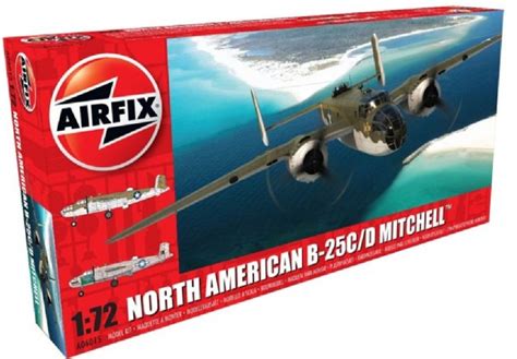 B-25C/D Mitchell Bomber 1/72 Airfix Models