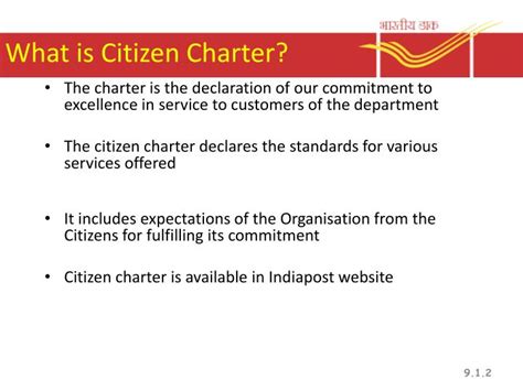 PPT - CITIZEN CHARTER PowerPoint Presentation - ID:7086353