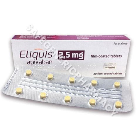 Buy Eliquis Tablet (Apixaban) Online At Lowest Price