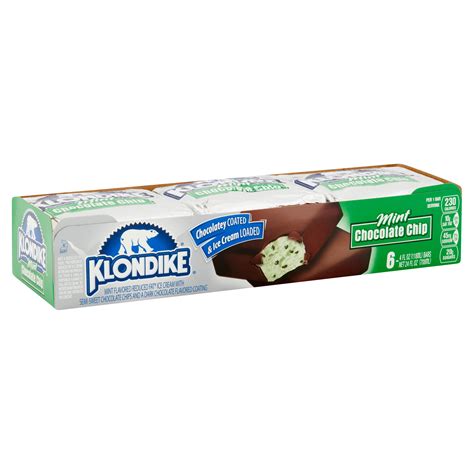 calories klondike bar mint chocolate chip