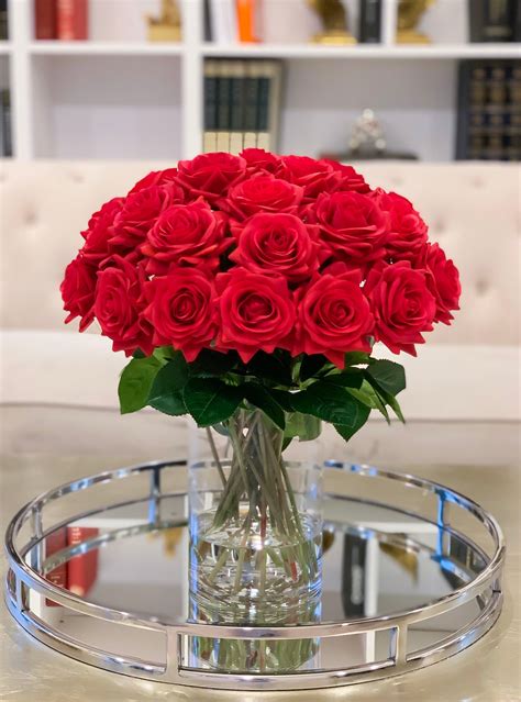 Real Touch Rose Large Tall Arrangement – Flovery