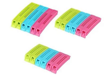 BLUE,GREEN Plastic Food Clip, For Home, Packaging Size: Box at Rs 25 ...