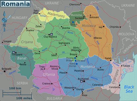 Map of Romania (Touristic Map) : Worldofmaps.net - online Maps and ...