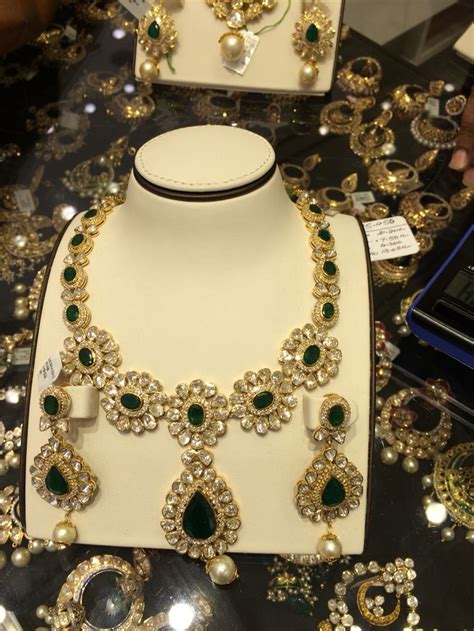 Jewelry kundan green meena bazaar Dubai | Luxury jewelry, Jewelry, Meena bazaar