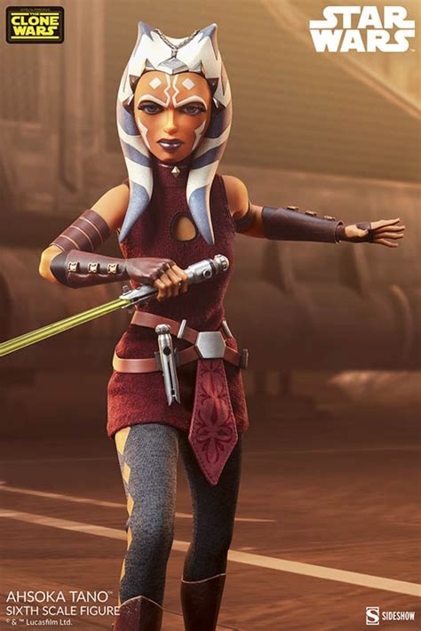 Ahsoka Tano Star Wars: The Clone Wars Sideshow 1/6 Scale Figure ...