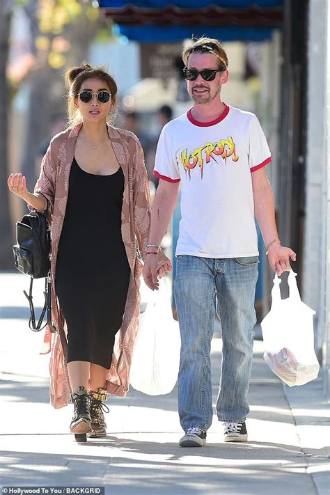 Macaulay Culkin is in great spirits for a spot of shopping with ...