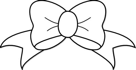 Black And White Bow Clip Art at Clker.com - vector clip art online, royalty free & public domain