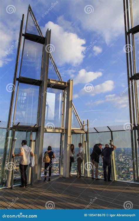 Viewing Platform of the Skyscraper Shard Editorial Image - Image of ...