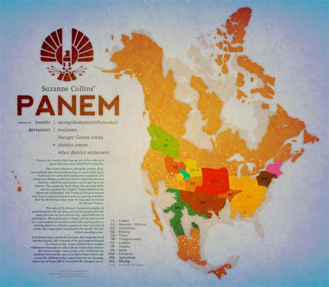 Best map of Panem I've seen yet : r/Hungergames