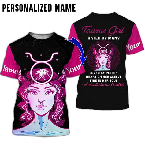 Personalized Name Taurus Queen 3D All Over Printed Clothes DHTD221006 - Rosatee