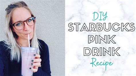 DIY Starbucks Pink Drink Recipe