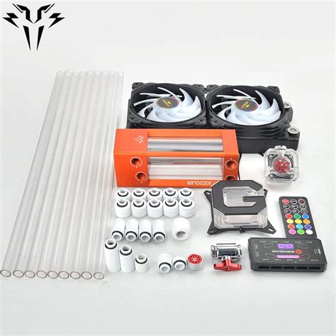 Syscooling-PC-water-cooling-kit-horizontal-in-out-installation-CPU-water-block-240mm-radiator ...