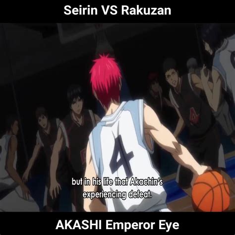 Seirin VS Rakuzan - AKASHI Emperor Eye | Seirin VS Rakuzan - AKASHI Emperor Eye #Onepiece #anime ...