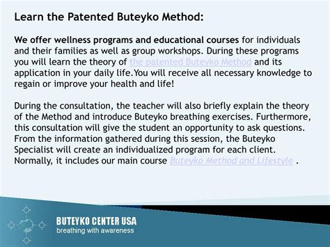 PPT - Buteyko Method: Natural Asthma Cure and More PowerPoint ...