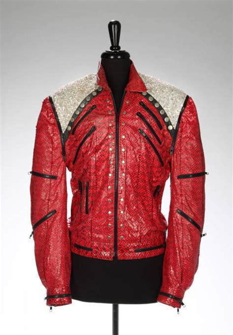 MICHAEL JACKSON BAD TOUR BEAT IT JACKET - Current price: $80000