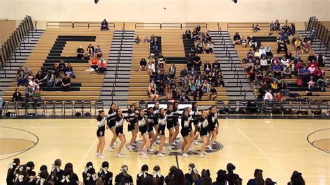 Enochs High School Cheer Varsity Senior Night Halftime 2014 - YouTube