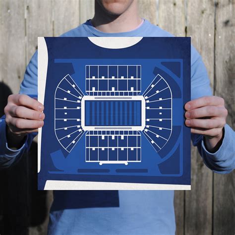 LaVell Edwards Stadium Map Art by City Prints - The Map Shop