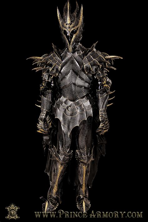 Incredible “First Age” Sauron Custom Leather LOTR-Inspired Armor — GeekTyrant