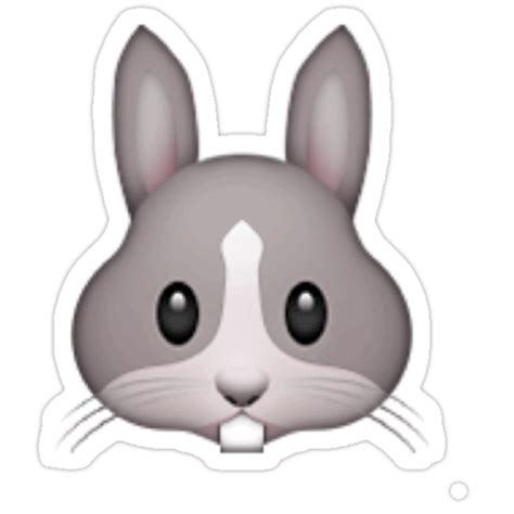 "Rabbit Emoji" Stickers by Brogy2323 | Redbubble