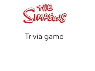 The Simpsons Trivia Game Free Activities online for kids in 7th grade ...