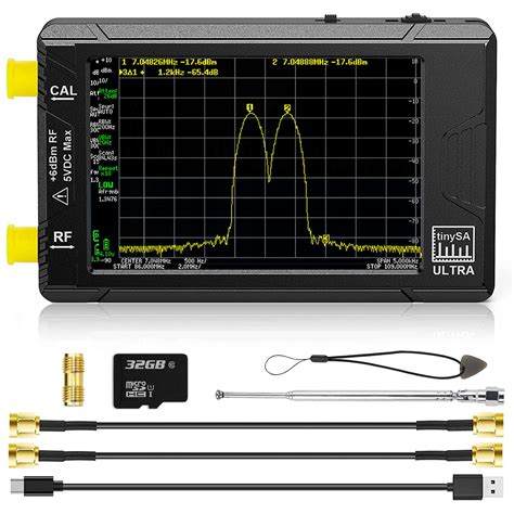 2023 4Inch TinySA Ultra Spectrum Analyzer 100kHz-5.3GHz,V0.4.5.1 ...