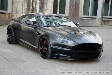 Automobile Trendz: Matt Black Aston Martin Vantage