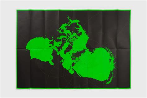 Map Projection VI – Stereographic (North America Surrounds) – Fridericianum