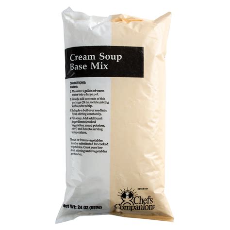 Chef's Companion Bulk Powdered Cream Soup Base - 24 oz.