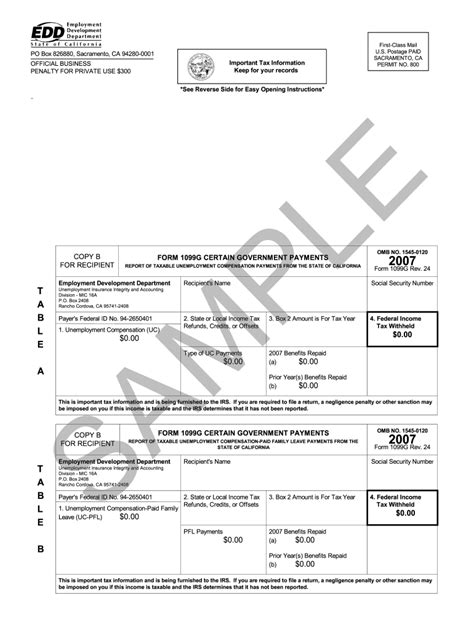 1099 G California Form - Fill Online, Printable, Fillable, Blank ...