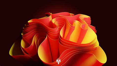 HD wallpaper: windows 11, 3D Abstract, red background | Wallpaper Flare