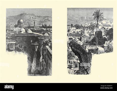 Jerusalem c 1878 Stock Photo - Alamy