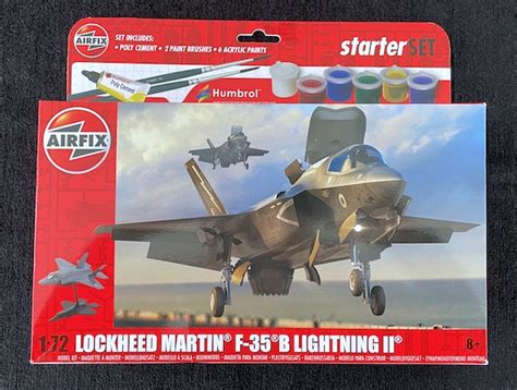 Airfix Lockheed Martin F-35B Lightning II, Starter Set 1:72 - Scale Modelling Now