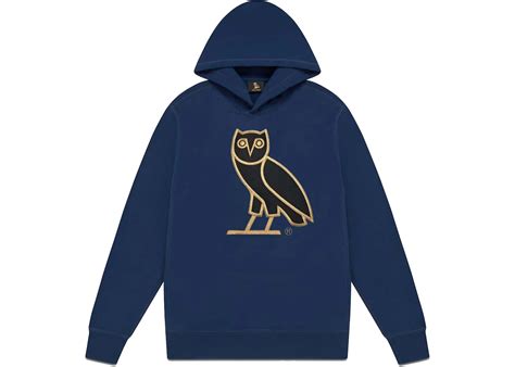 OVO OG Owl Hoodie Navy Men's - SS23 - US