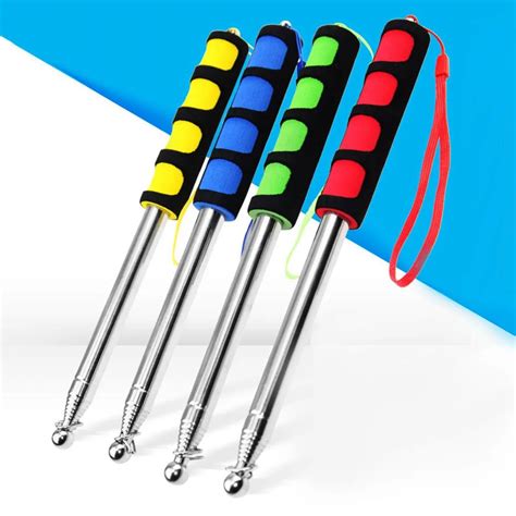 1.2 M Flagpoles Telescopic Outdoor Guide Banner Flagstaff Stainless Steel Telescopic Flag Pole ...