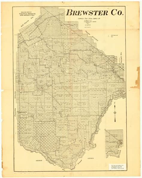 Map Of Brewster County Texas - China Map Tourist Destinations