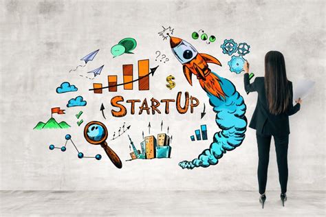 Startup and Entrepreneurship Concept Stock Image - Image of idea, marketing: 128940087