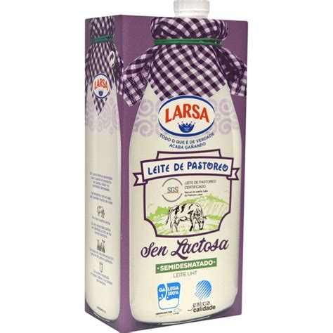 UHT semi-skimmed milk Lactose-free carton 1 l · LARSA · Supermercado El Corte Inglés