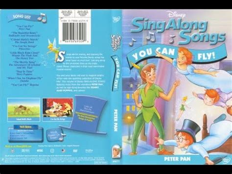 Disneys Sing Along Songs You Can Fly Vhs Video Tape Peter Pan Volume ...