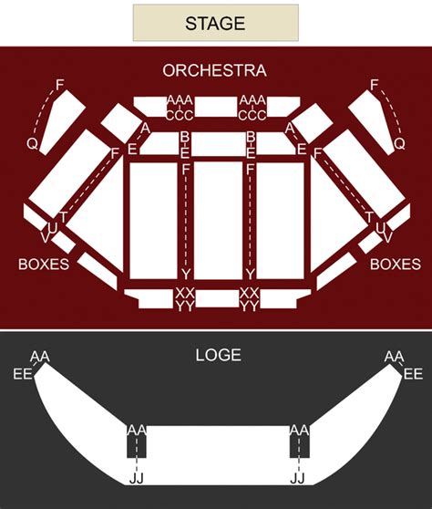 Tilles Center Concert Hall, Greenvale, NY - Seating Chart & Stage ...