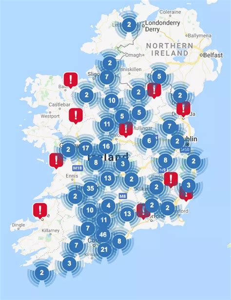 Storm Ellen Cork: Map of worst affected areas by power outages as ...