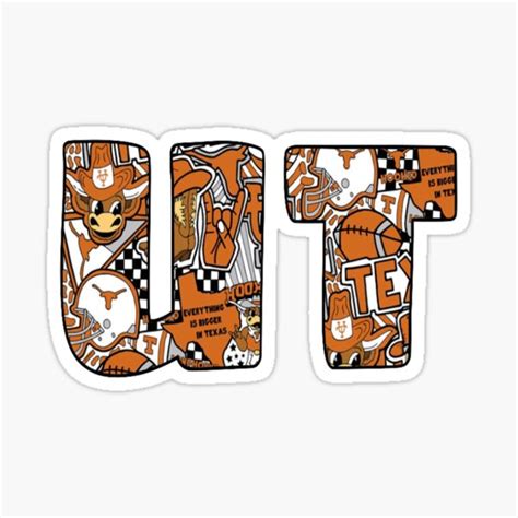 "UT" Sticker for Sale by csachs | Redbubble