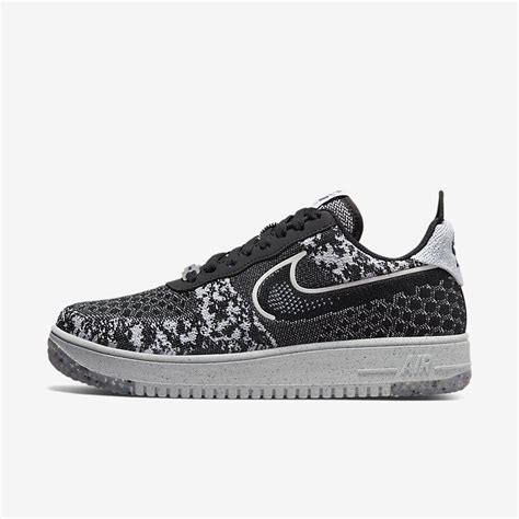 Nike Air Force 1 Crater Flyknit Next Nature Black/White DM0590-001 ...