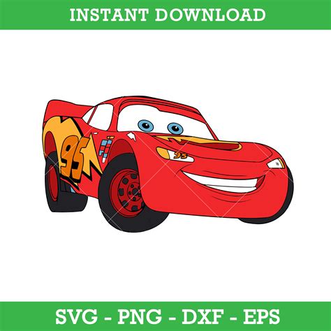 Lightning McQueen Cars Svg, Cars Svg, Disney Pixar Car Svg, | Inspire ...