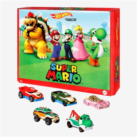 HOT WHEELS® Super Mario Character Cars, Set of 5 – Mattel Creations