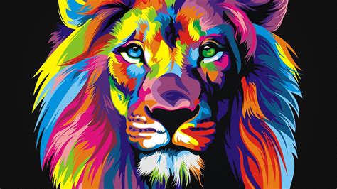 lion, Digital Art Wallpapers HD / Desktop and Mobile Backgrounds