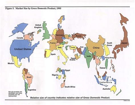 Market Size World Map - World • mappery